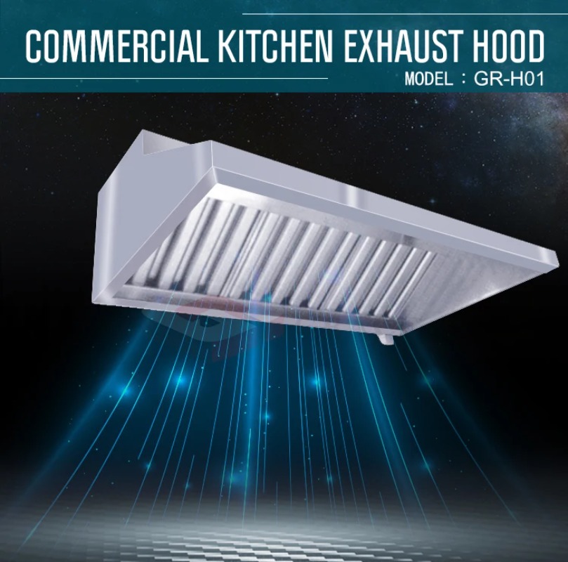 Commercial Kitchen Range Hood - Cooker Chimney Island Range Hood Extractor
