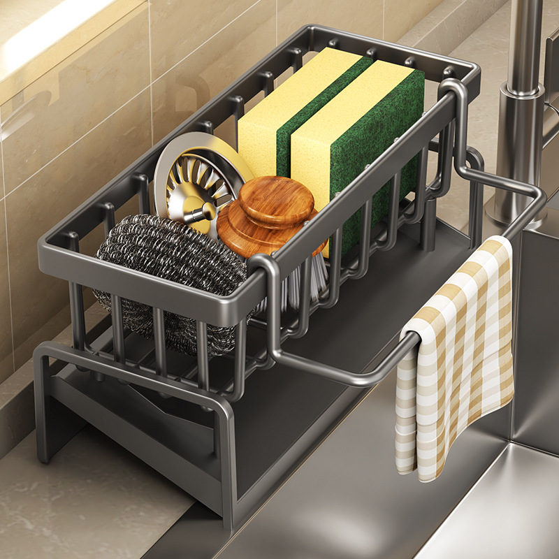 Commercial Kitchen Shelving - Kitchen Sink Drain Rack Organizer Plastic