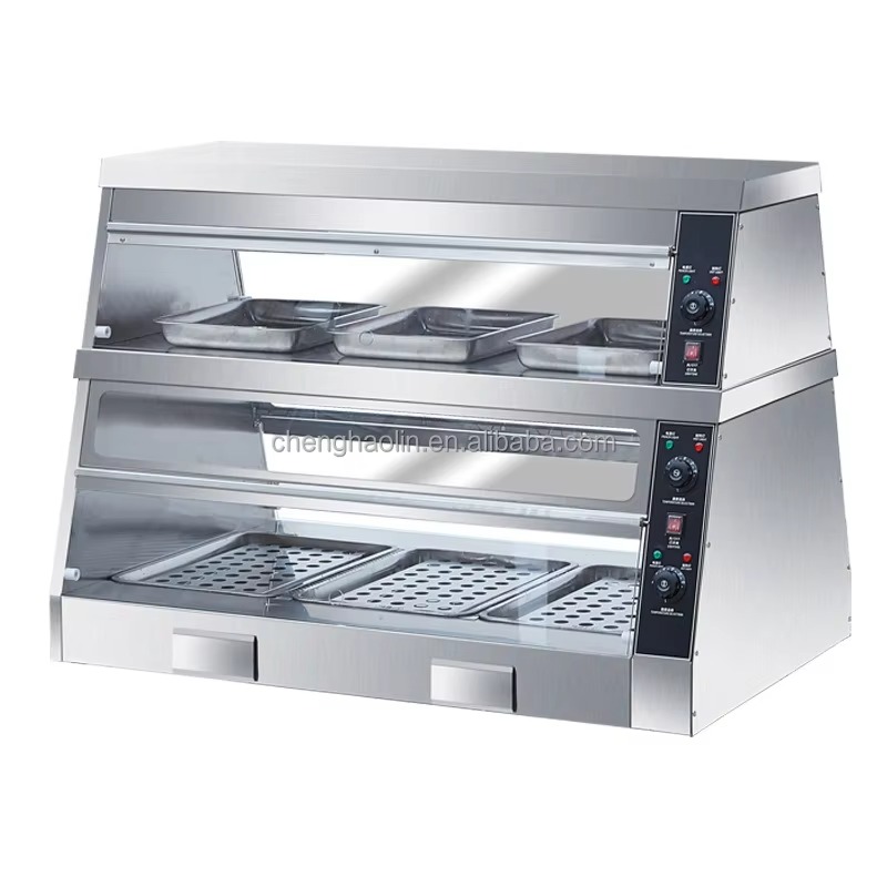 Commercial Kitchen Cabinet - Food Heating Hamburger Fried Chicken Electric