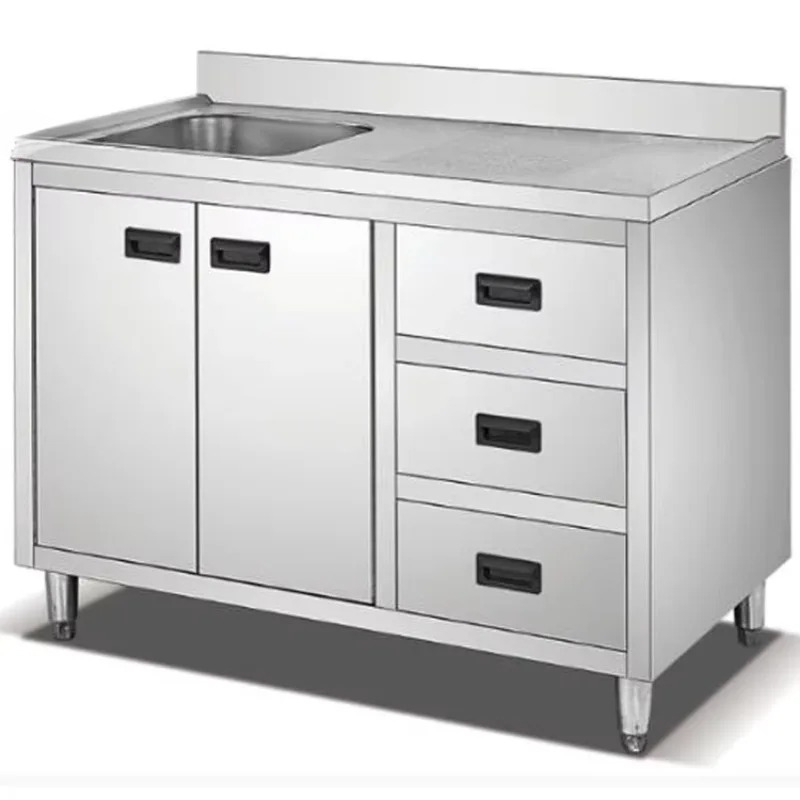 Commercial Kitchen Cabinet - Heavy Duty Restaurant Kitchen Storage Table