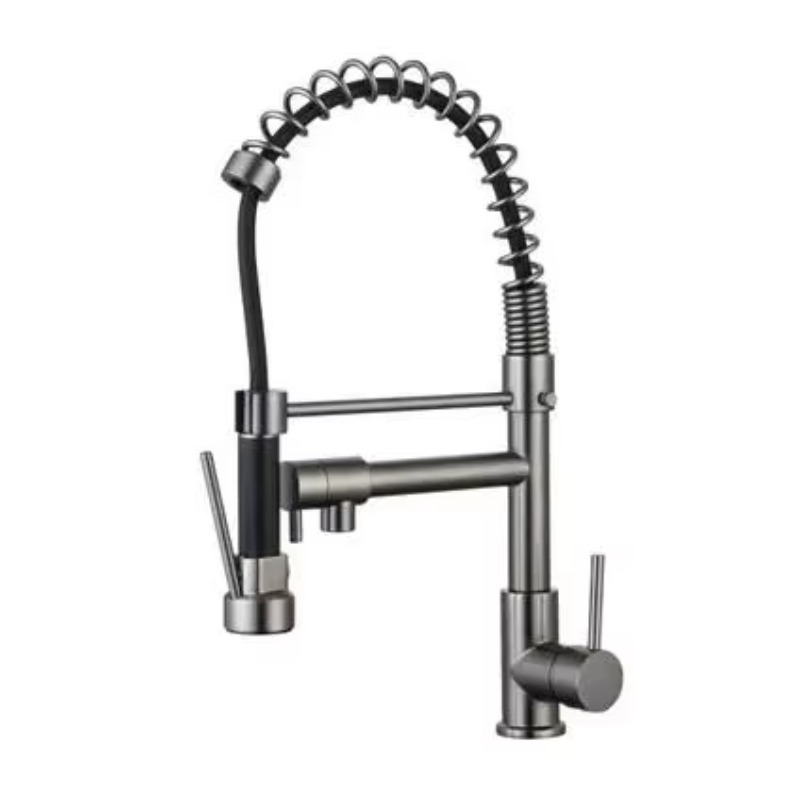 Commercial Kitchen Taps - Modern Design 3-Way Spring Pull Out