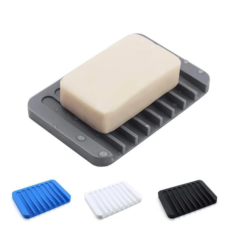 Commercial Kitchen Floor Drain - Self Draining Soap Holder Silicone Soap