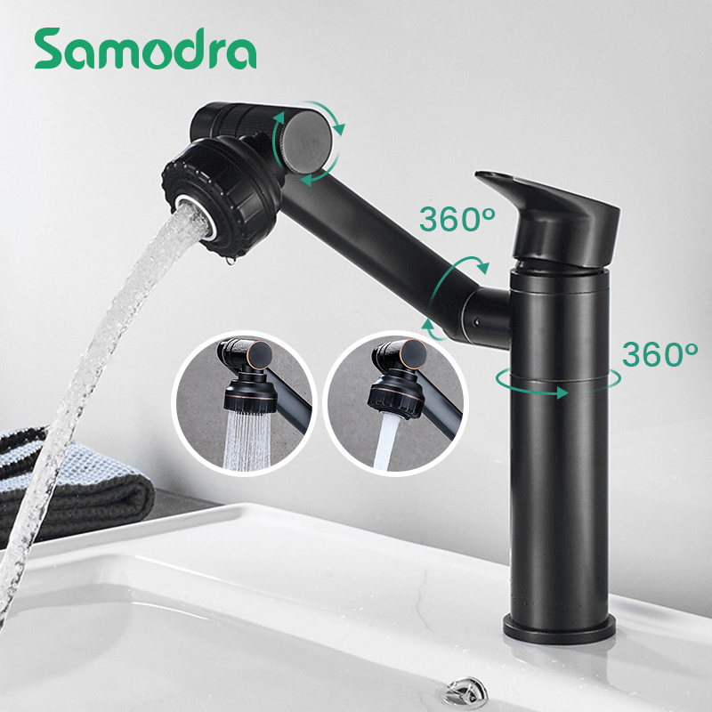 Commercial Kitchen Mixer Tap - 1080 Degree Basin Faucet Kitchen Sink