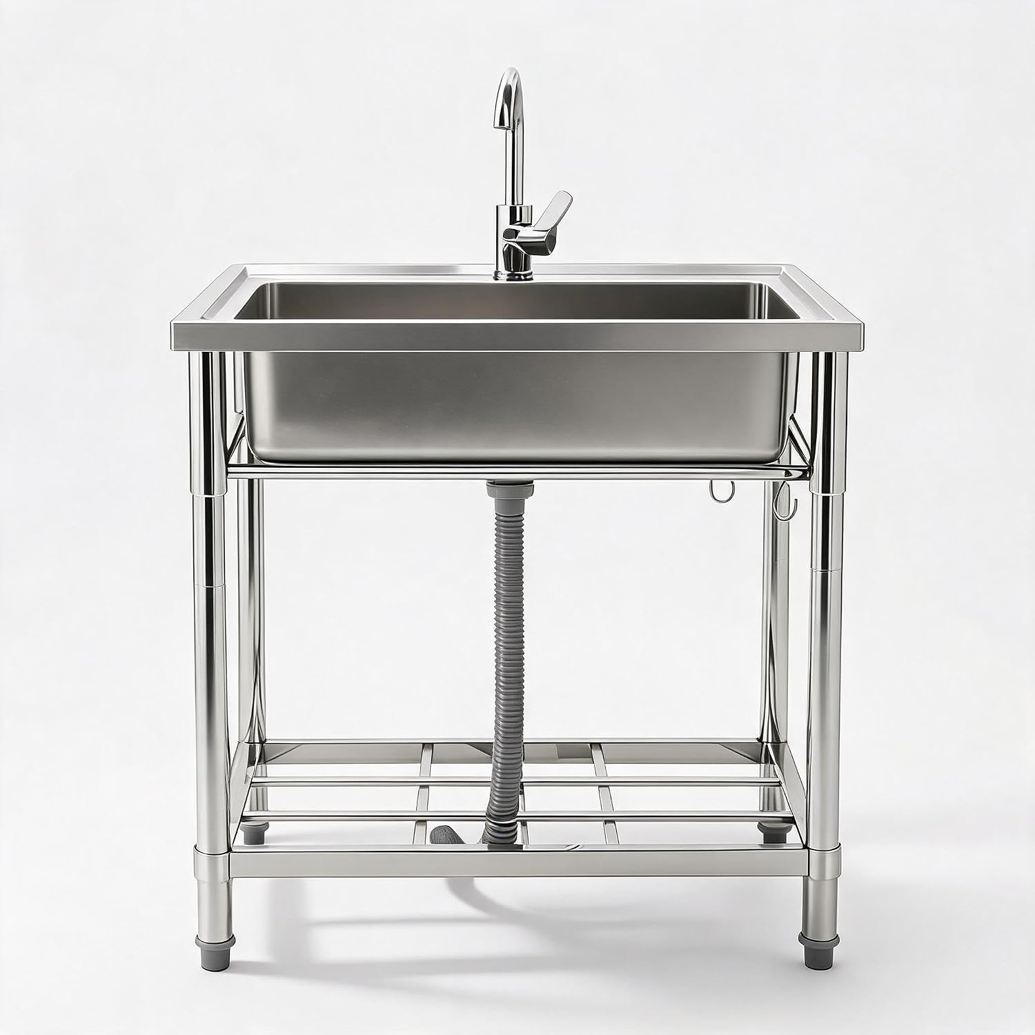 Stainless Steel Utility Sink W - Commercial Kitchen Taps recension och pris