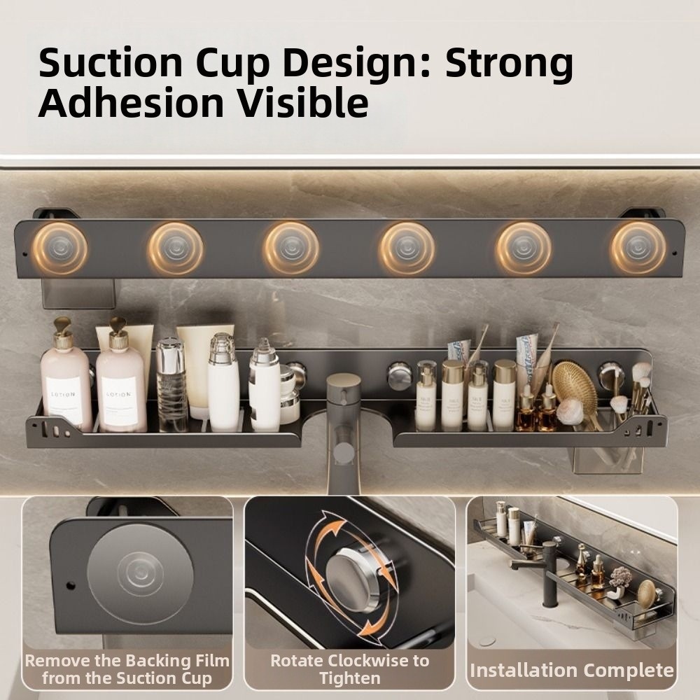 Suction Cup Bathroom Shelves W - Commercial Kitchen Shelving recension och pris