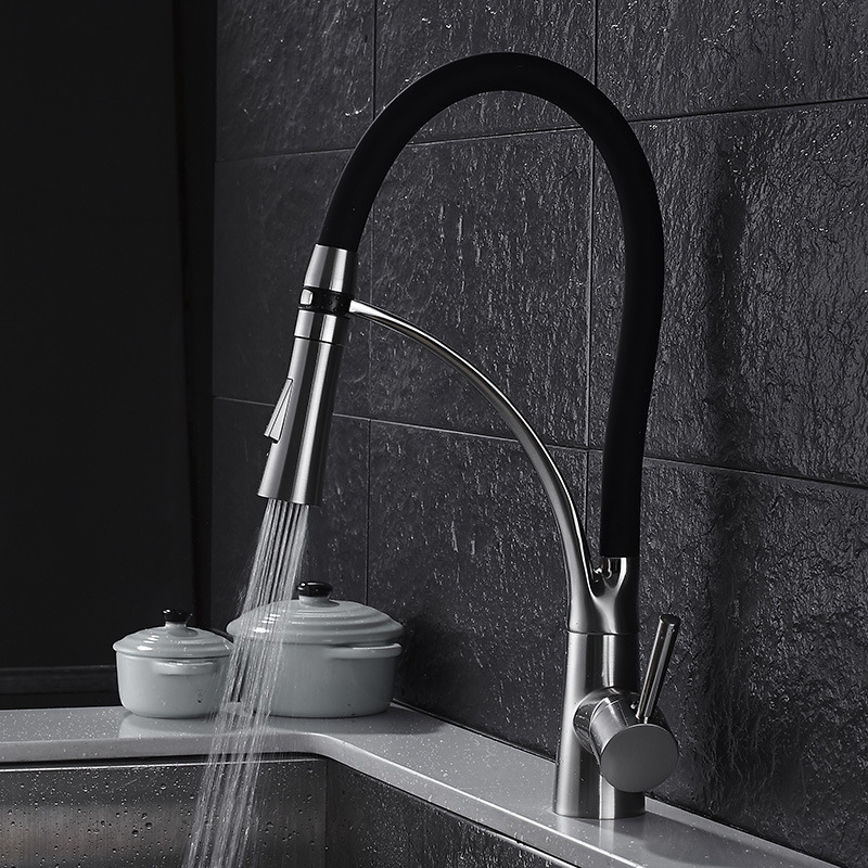 Pull Down Kitchen Faucet Solid - Commercial Kitchen Mixer Tap recension och pris