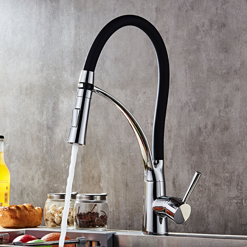 Pull Down Kitchen Faucet Solid - Commercial Kitchen Mixer Tap recension och pris
