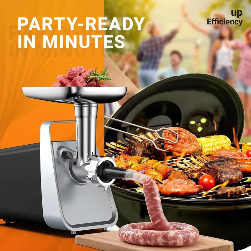 2026 Latest Electric Meat Grin - Commercial Kitchen Grinder recension och pris