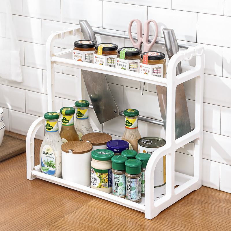2 Layers Table Plastic Chopsti - Commercial Kitchen Wall Shelves recension och pris