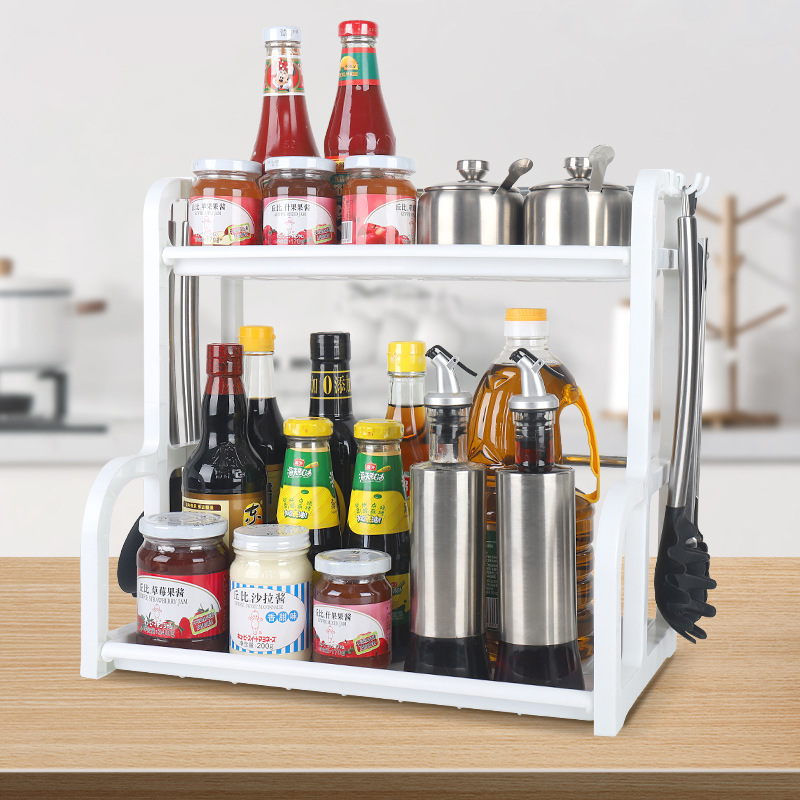 2 Layers Table Plastic Chopsti - Commercial Kitchen Wall Shelves recension och pris