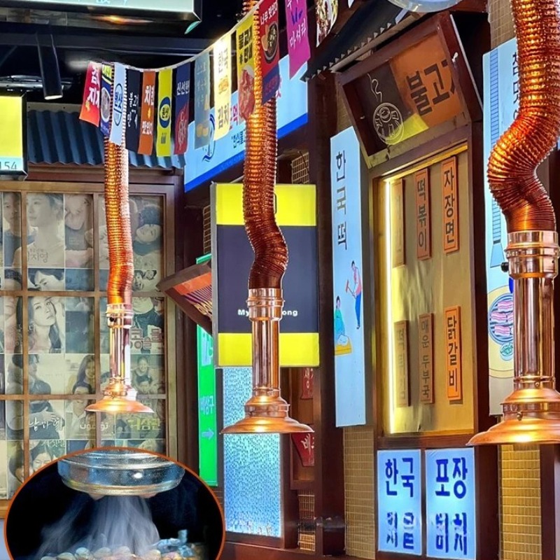 ‌Korean BBQ Exhaust Pipe - Hea - Commercial Kitchen Ventilation System recension och pris
