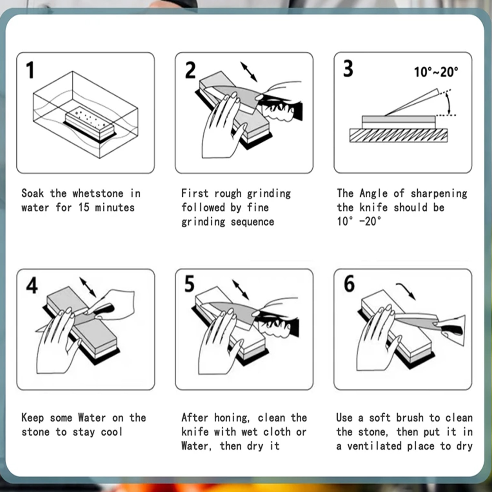 Whetstone Sharpening Stones Pr - Commercial Kitchen Knives recension och pris