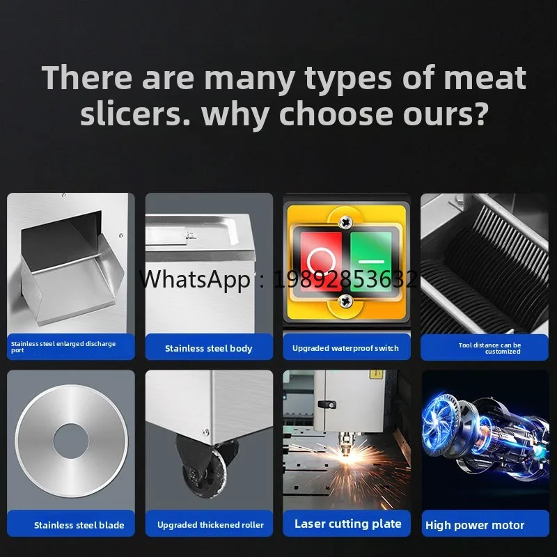 c3 Meat Slicer Commercial Larg - Meat Slicer Machine recension och pris