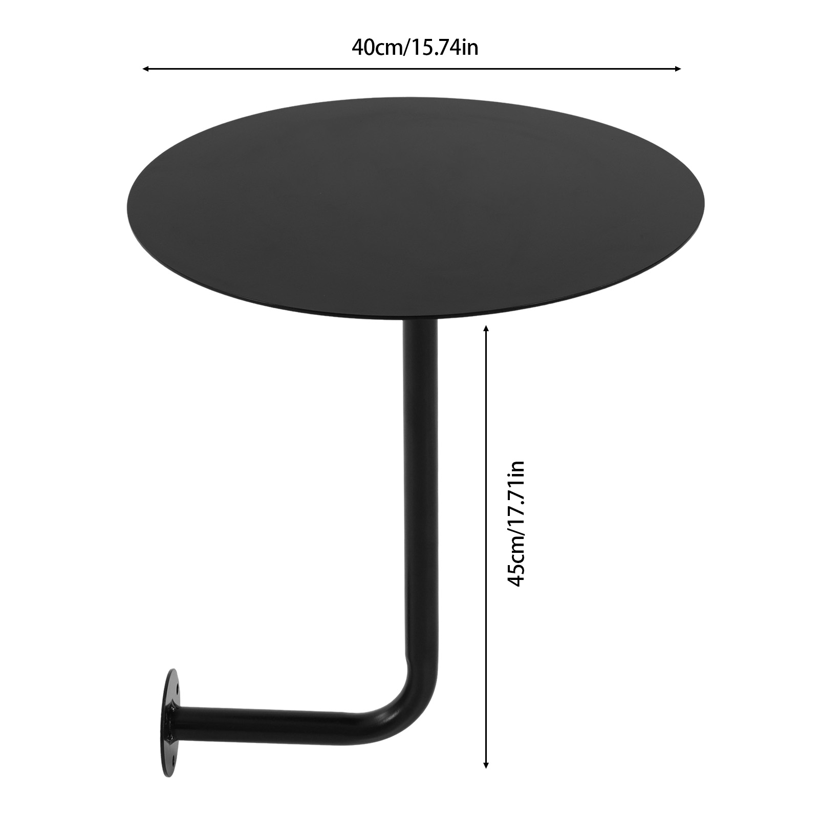 40cm Round Wall Mounted Bar Ta - Commercial Kitchen Paint recension och pris