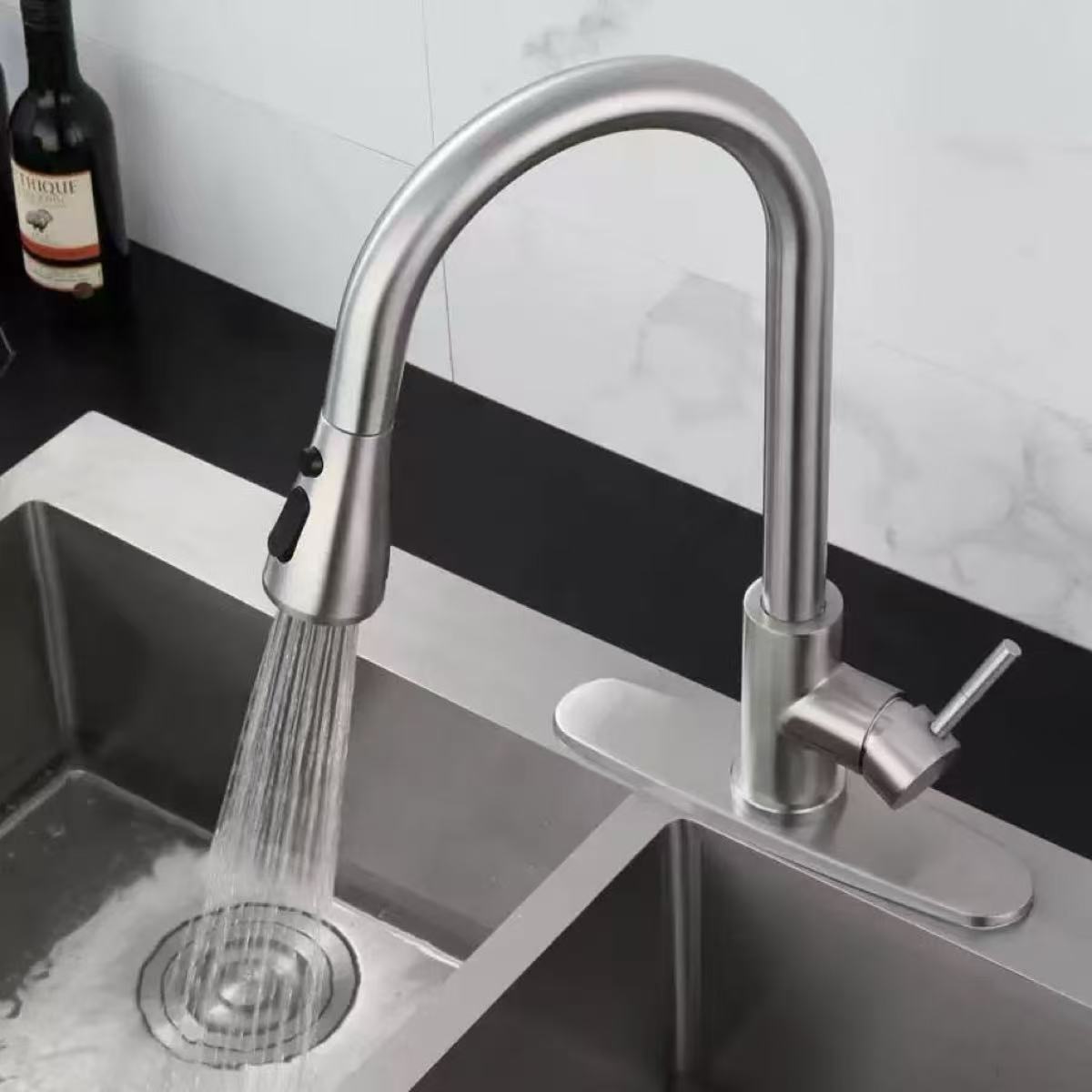 Kitchen Faucet Single Hole Pul - Commercial Kitchen Mixer Tap recension och pris
