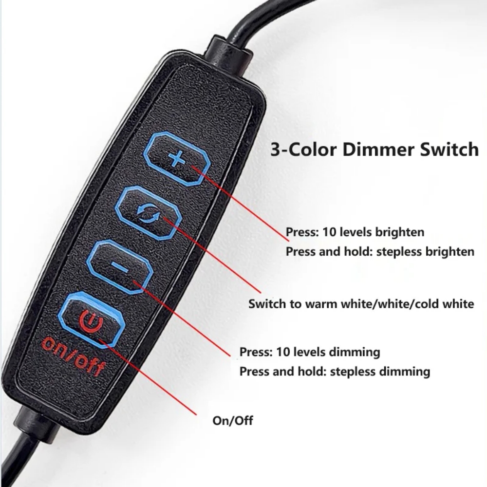 3 Colors Adjustable USB Puck L - Commercial Kitchen Lighting recension och pris