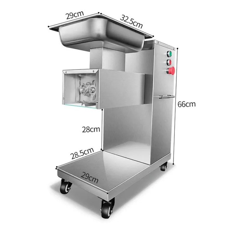 Vertical Mobile Commercial Mea - Meat Slicer Machine recension och pris