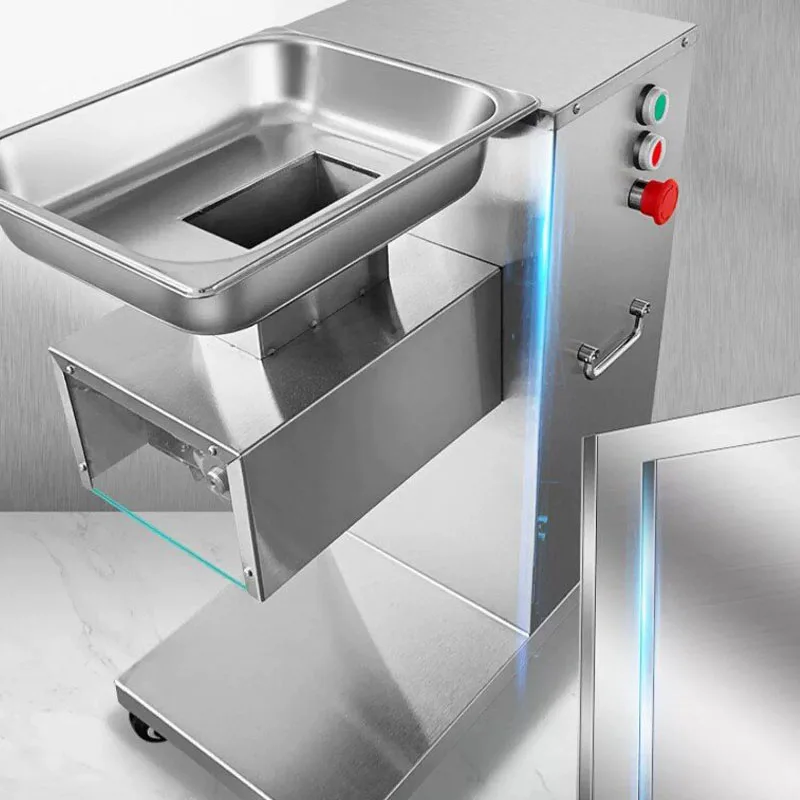 Vertical Mobile Commercial Mea - Meat Slicer Machine recension och pris