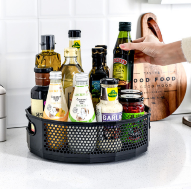 360° Rotating Spice Rack Organ - Commercial Kitchen Wall Shelves recension och pris