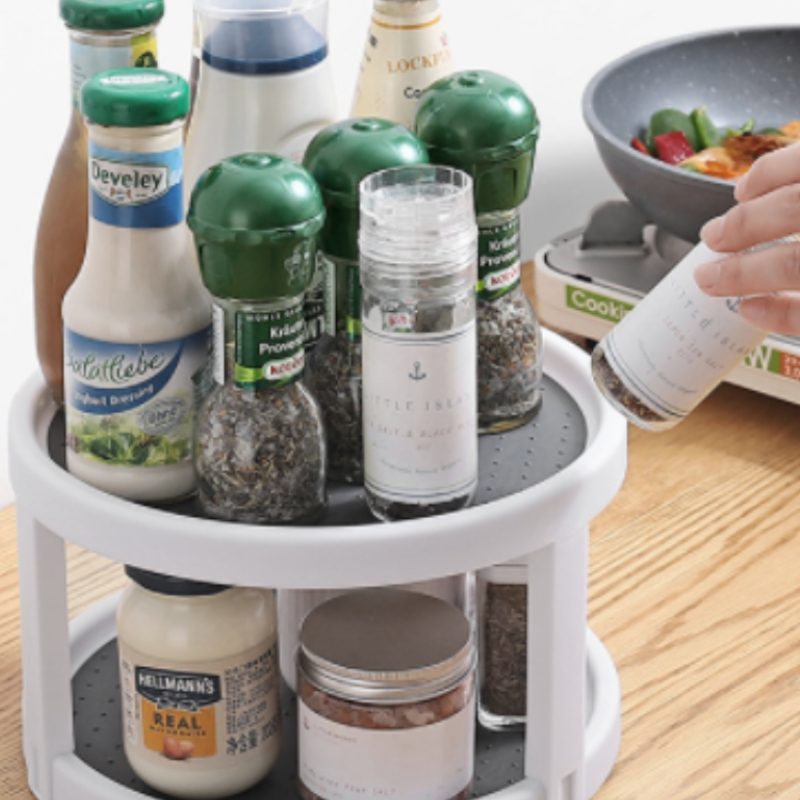 360° Rotating Spice Rack Organ - Commercial Kitchen Wall Shelves recension och pris