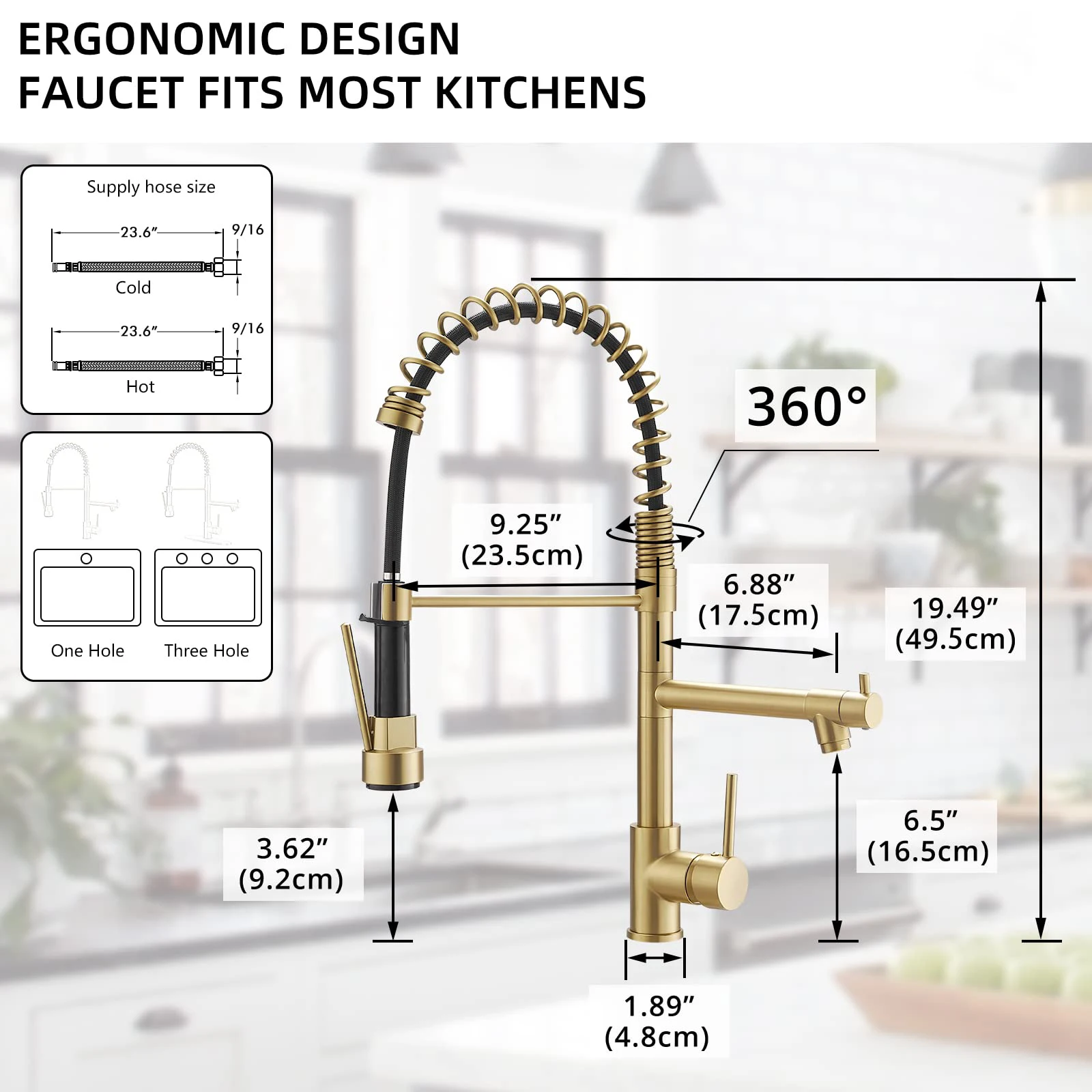 Flexible Kitchen Faucet with P - Commercial Kitchen Taps recension och pris