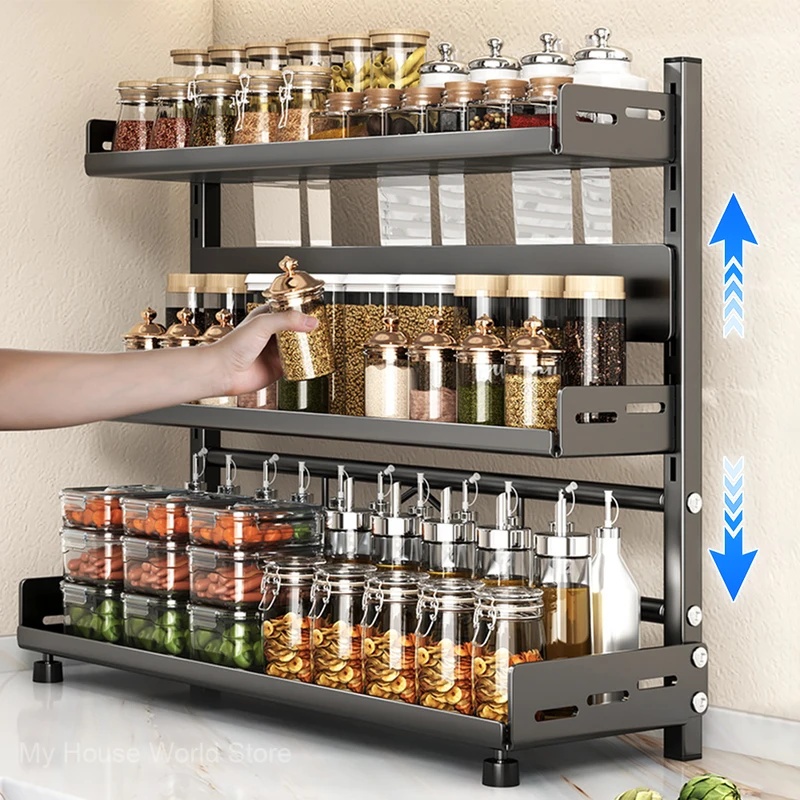 3 Tier Spice Storage Rack for  - Commercial Kitchen Shelving recension och pris