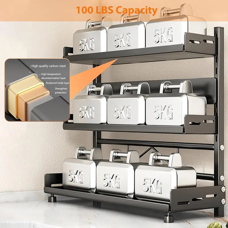 3 Tier Spice Storage Rack for  - Commercial Kitchen Shelving recension och pris