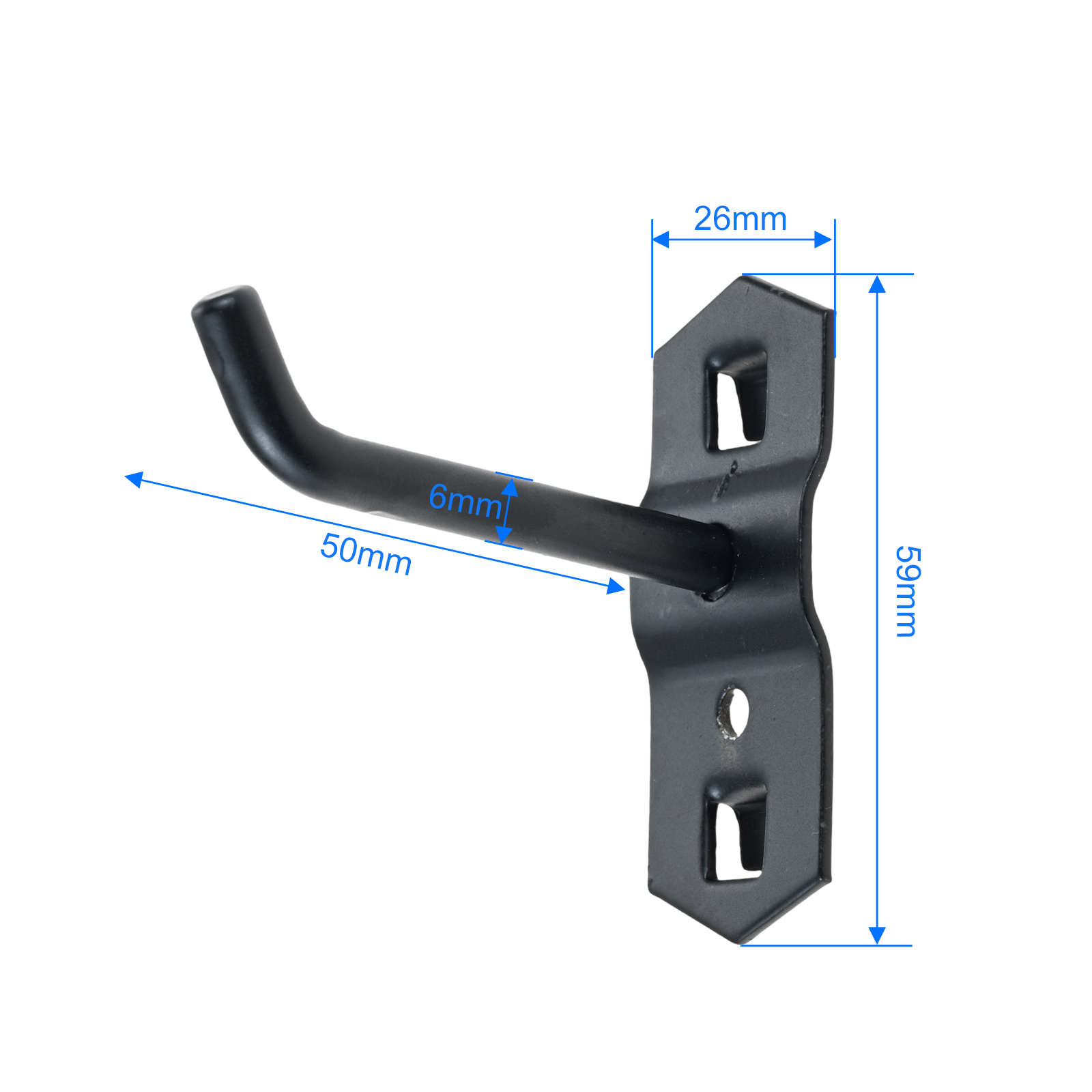 10Pcs/set 50mm Black Hole Boar - Commercial Kitchen Wall Shelves recension och pris