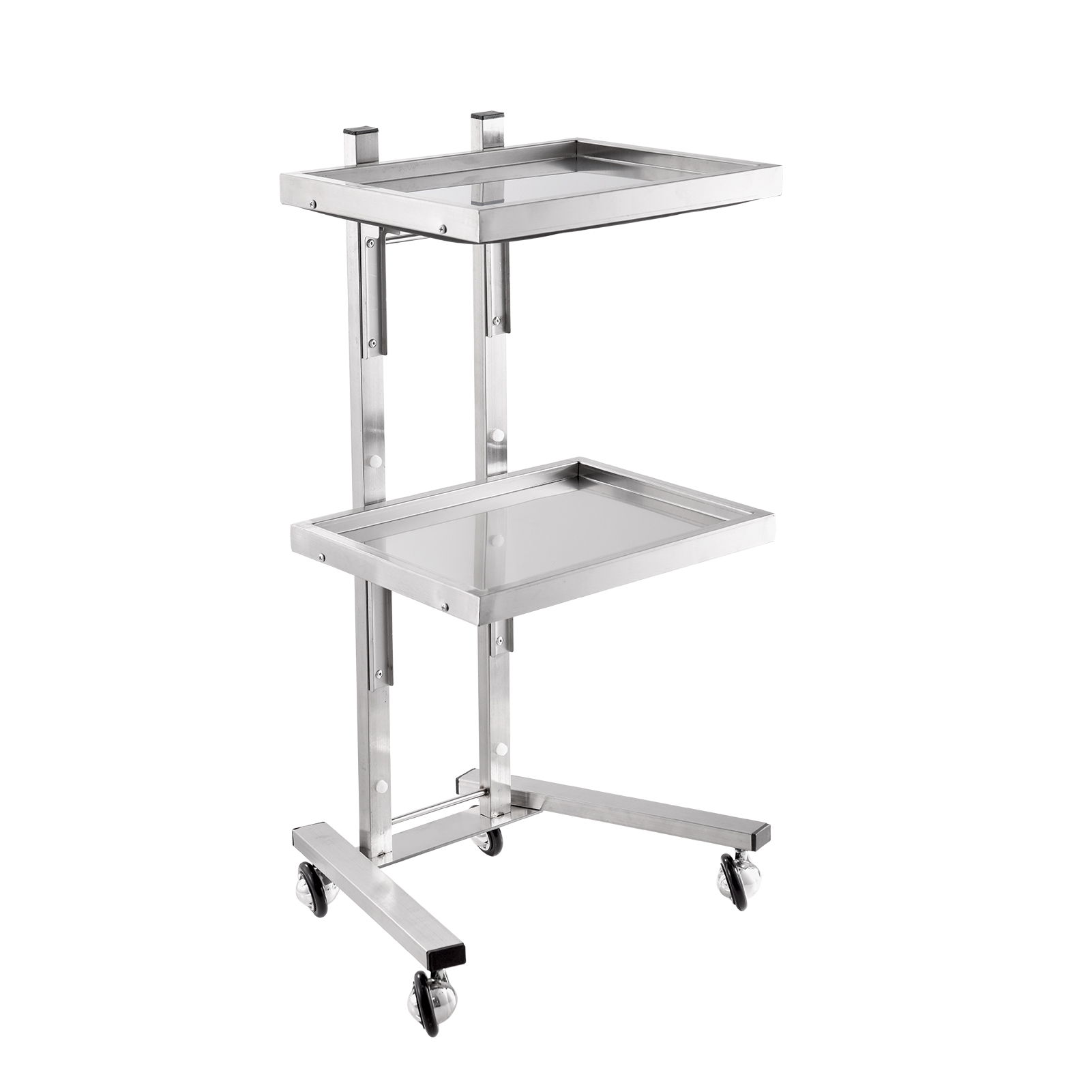 Silver Salon Rolling Cart, 2 T - Commercial Kitchen On Wheels recension och pris