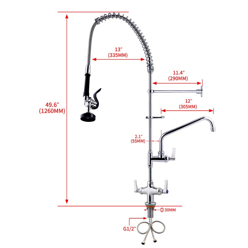 Pre Rinse Sprayer Commercial K - Commercial Kitchen Taps recension och pris