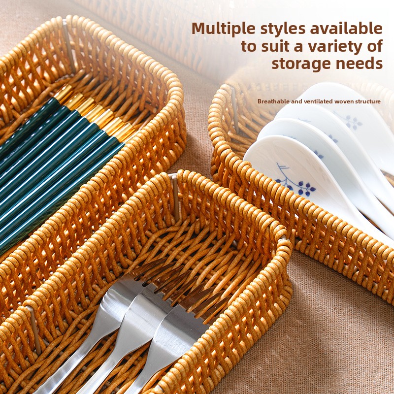 Imitation Rattan Knife and For - Commercial Kitchen Knife Storage recension och pris