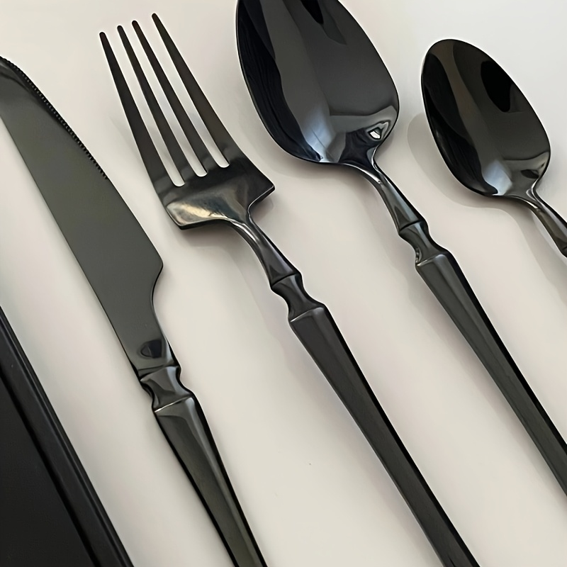 40/60-Piece Black Stainless St - Commercial Kitchen Knives recension och pris
