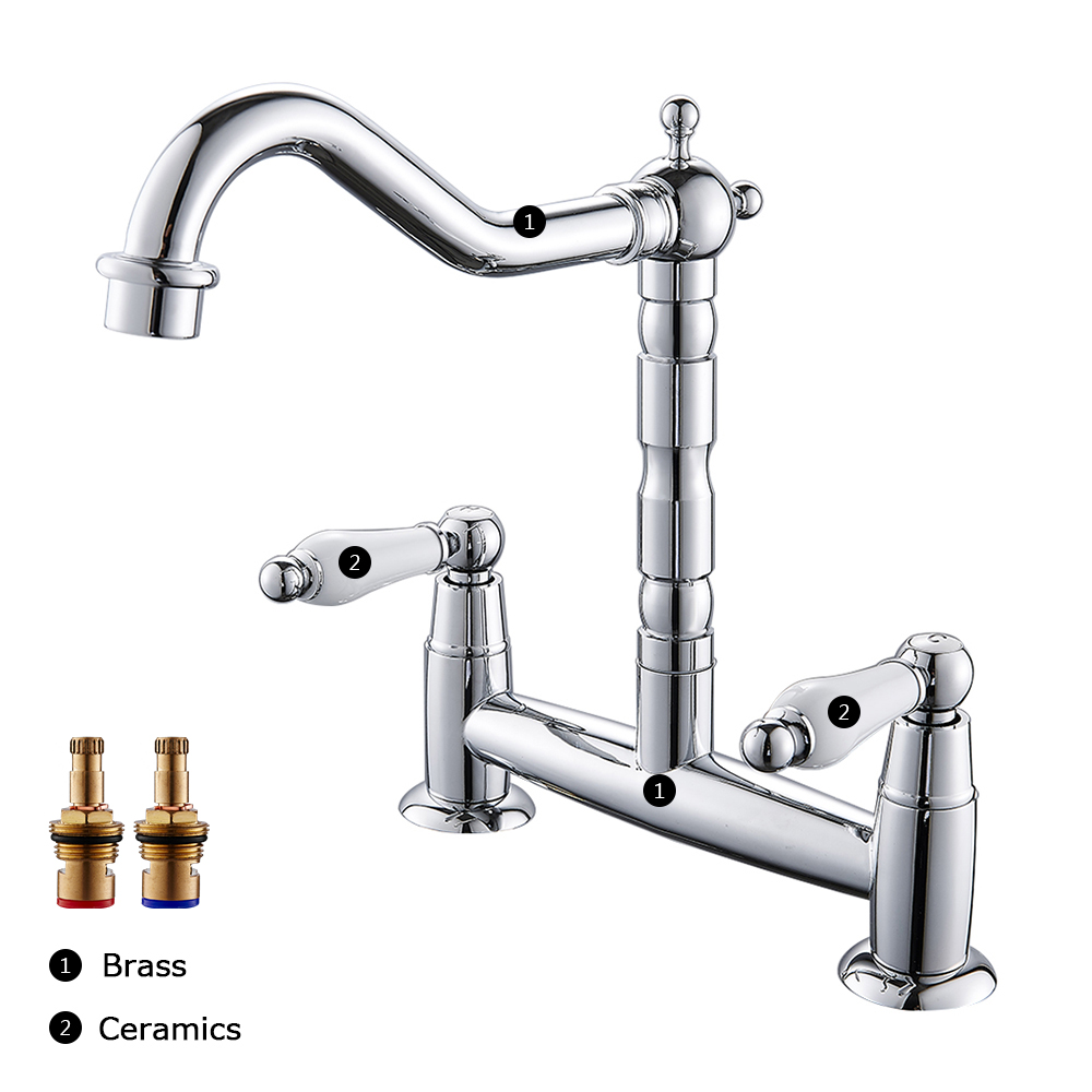 Kitchen Ceramic Handle Faucet  - Commercial Kitchen Taps recension och pris