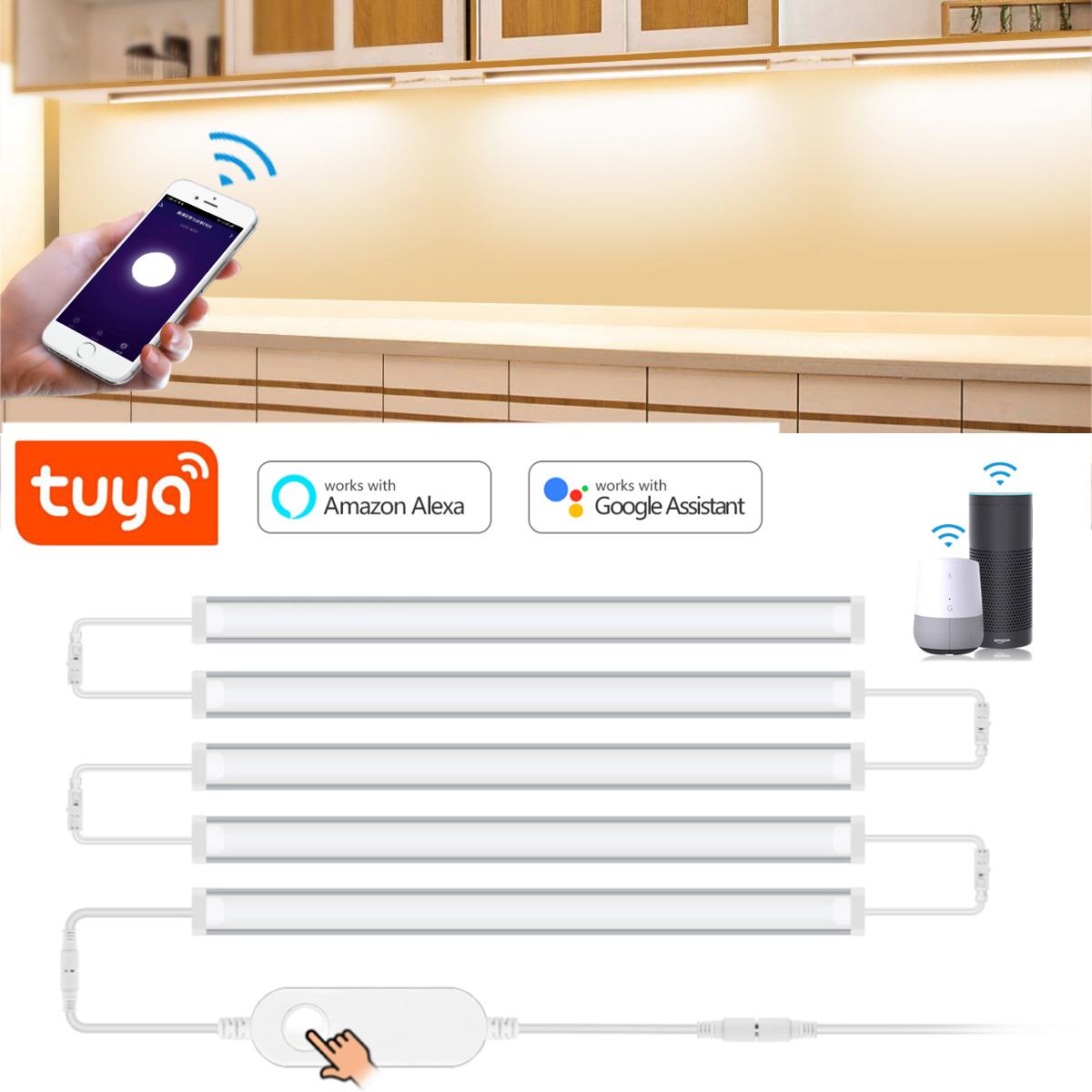 1-5 Pcs Kitchen Tuya Smart LED - Commercial Kitchen Lighting recension och pris
