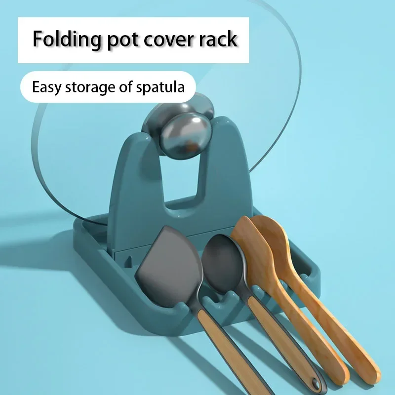1pc Foldable Pot Lid Rack  Sta - Commercial Kitchen Shelving recension och pris