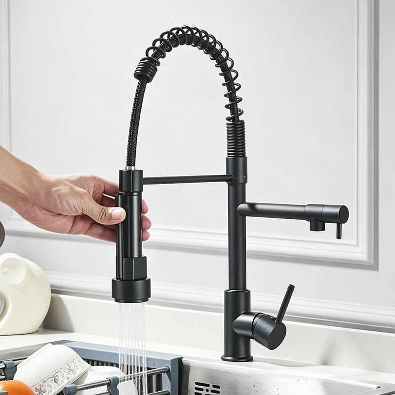 Rozin Black Kitchen Faucet Spr - Commercial Kitchen Mixer Tap recension och pris