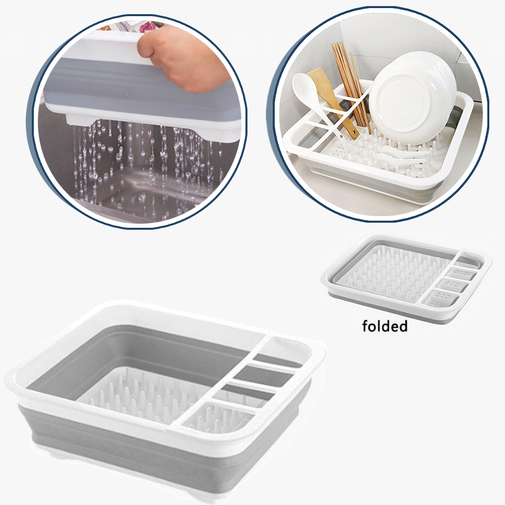 Foldable Dish Drainer Bowl Rac - Commercial Kitchen Floor Drain recension och pris