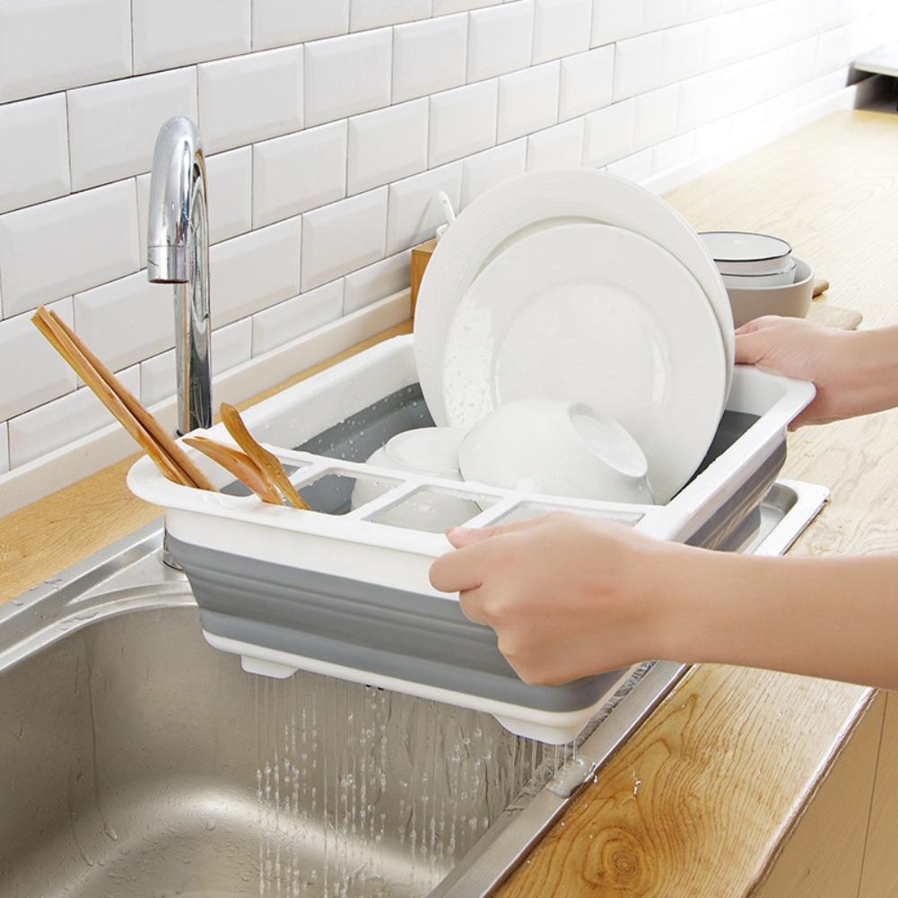 Foldable Dish Drainer Bowl Rac - Commercial Kitchen Floor Drain recension och pris