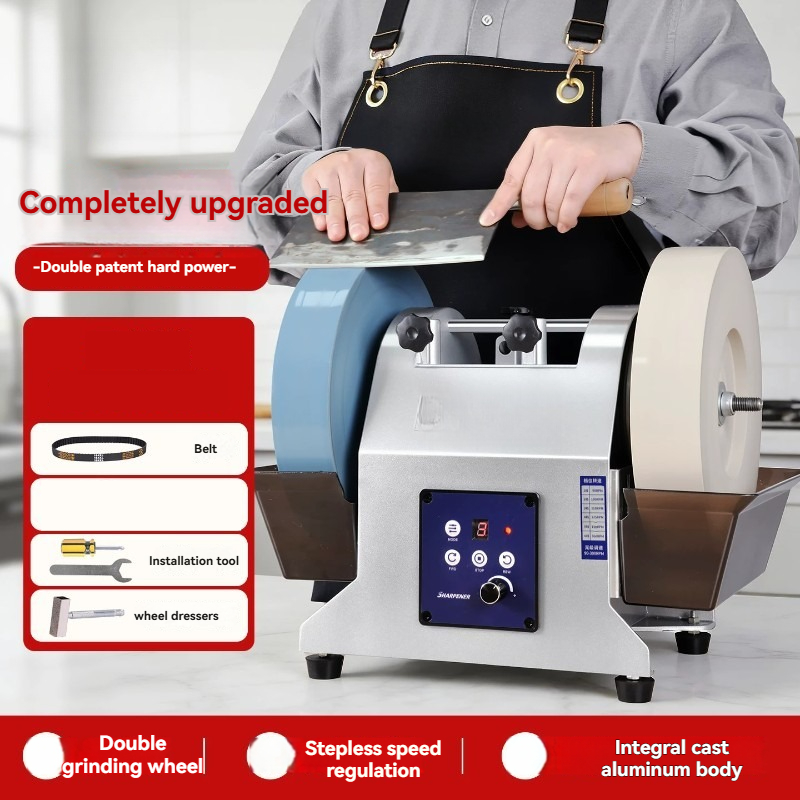 Title: Double Wheel Electric K - Commercial Kitchen Knife Sharpener recension och pris