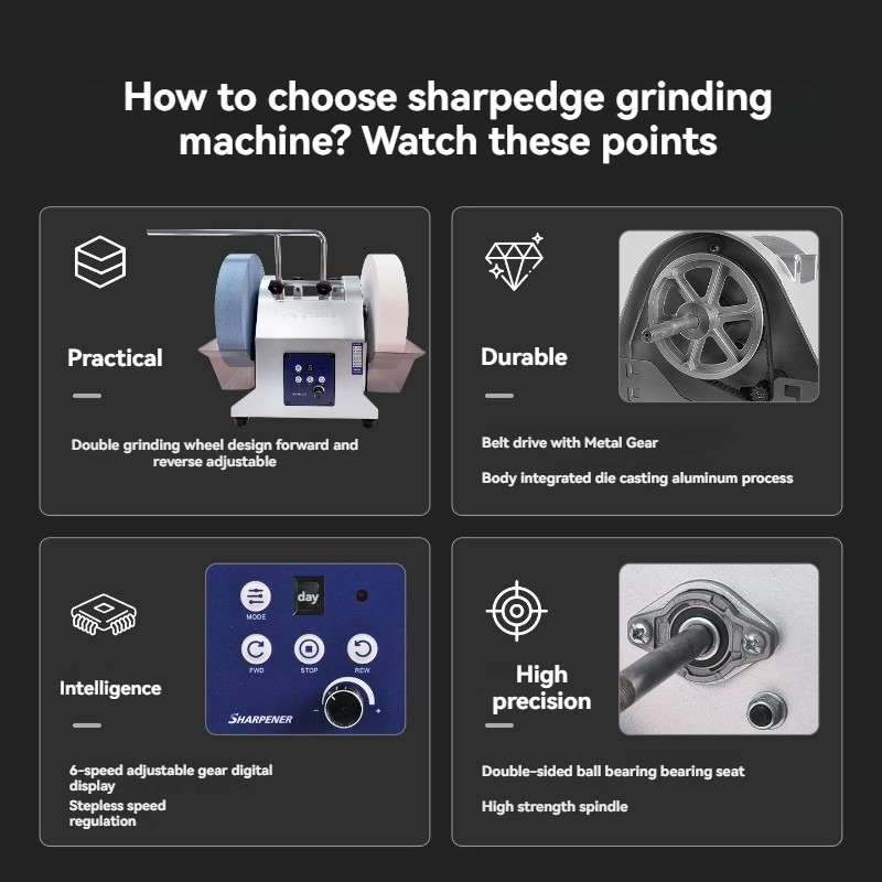 Title: Double Wheel Electric K - Commercial Kitchen Knife Sharpener recension och pris