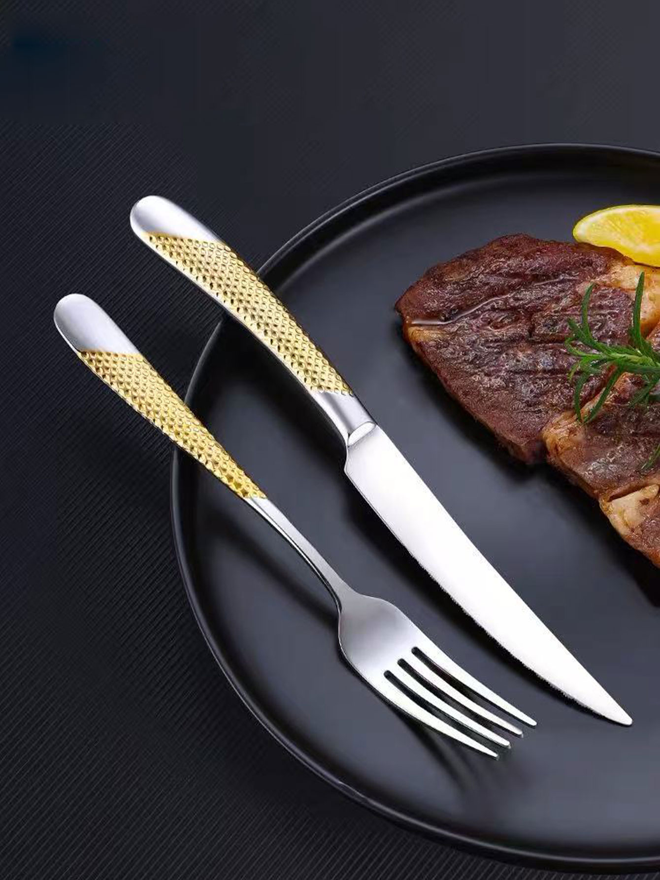Steak Knife and Fork Cutlery W - Commercial Kitchen Knives recension och pris
