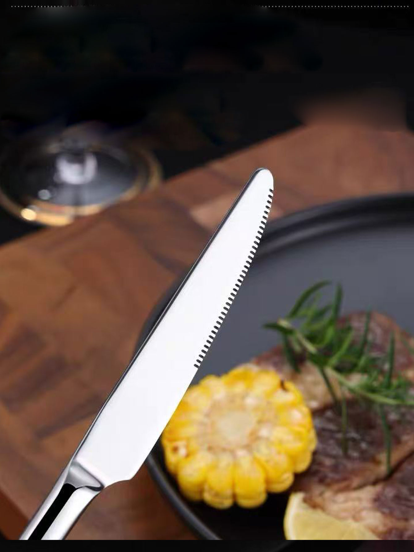 Steak Knife and Fork Cutlery W - Commercial Kitchen Knives recension och pris