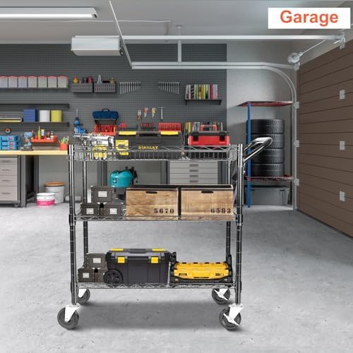 Heavy Duty Utility Cart, 990Lb - Commercial Kitchen On Wheels recension och pris