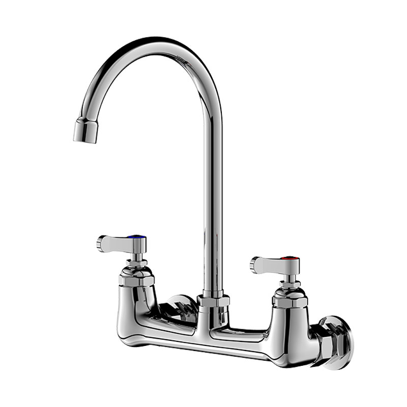 Double Hole Wall Mounted Mixin - Commercial Kitchen Taps recension och pris