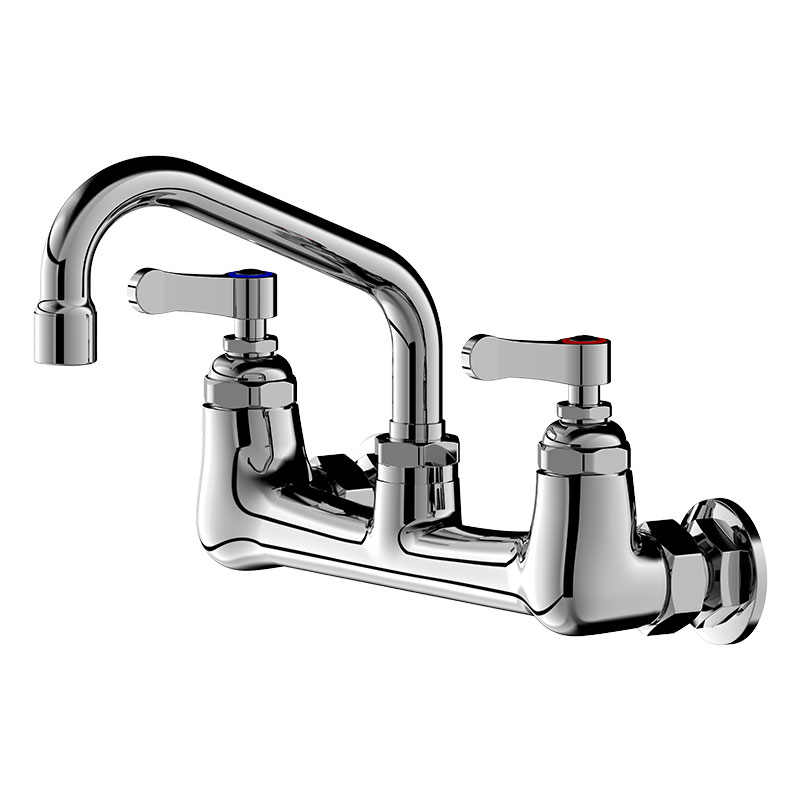 Double Hole Wall Mounted Mixin - Commercial Kitchen Taps recension och pris