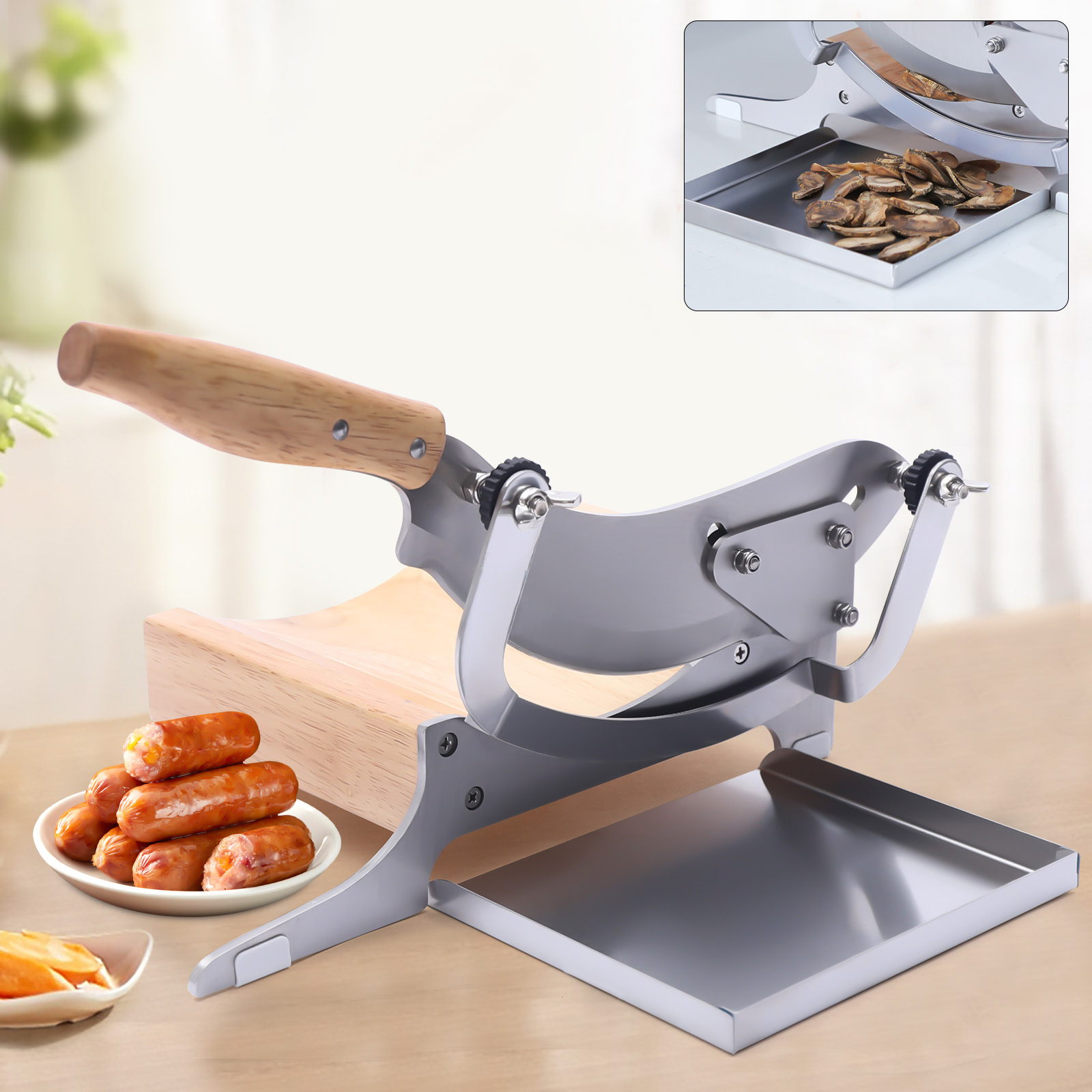 Stainless Steel Manual Meat &  - Meat Slicer Machine recension och pris
