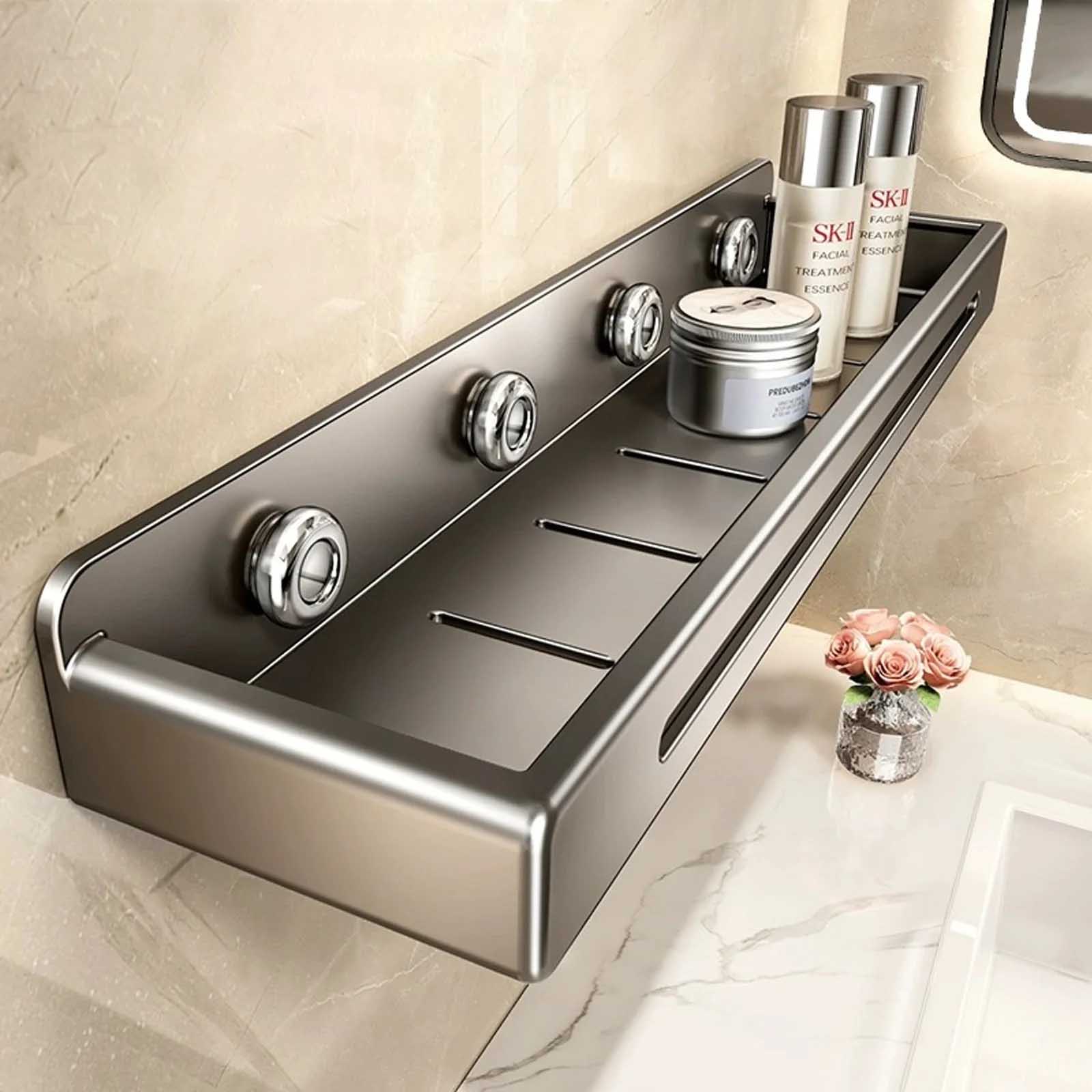Wall Mount Bathroom Rack Bathr - Commercial Kitchen Wall Shelves recension och pris