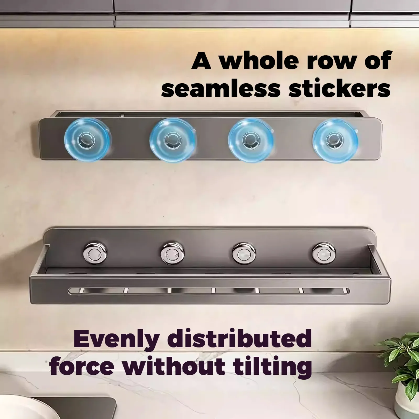 Wall Mount Bathroom Rack Bathr - Commercial Kitchen Wall Shelves recension och pris