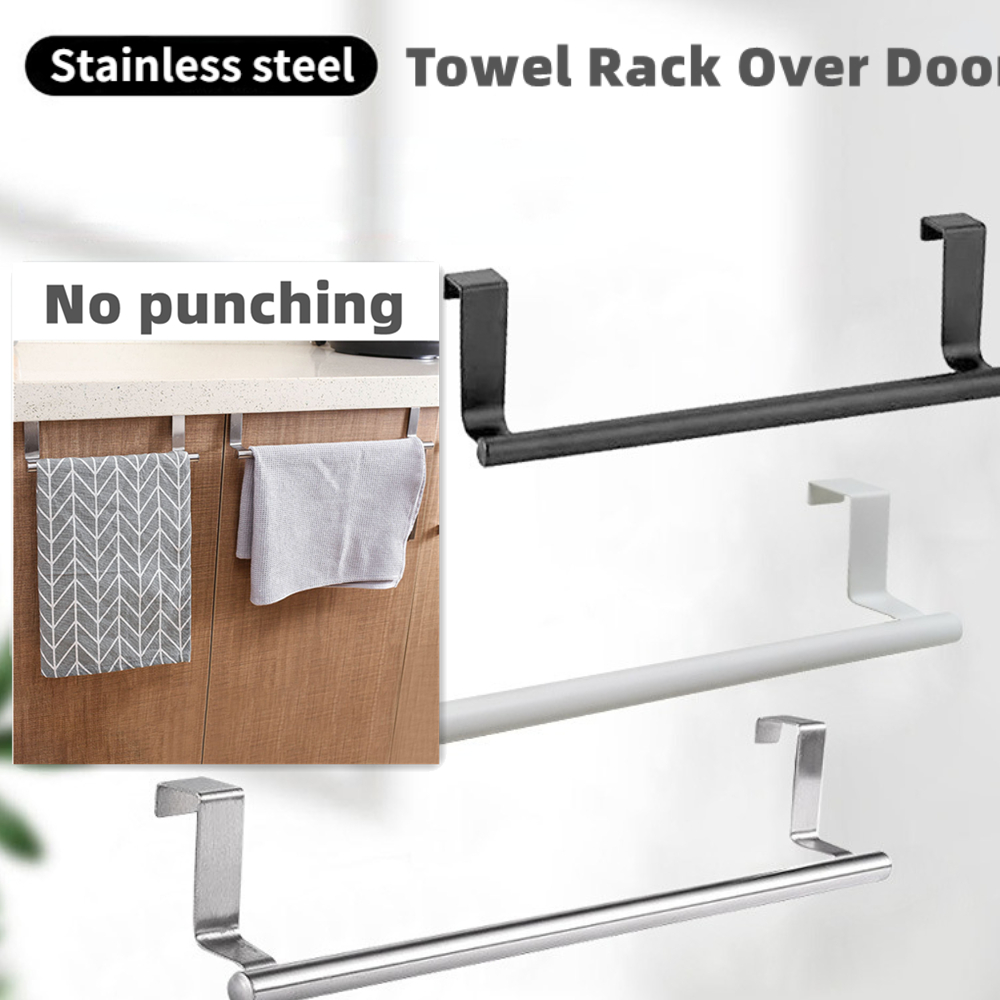 1/2Pcs Towel Rack Over Door To - Commercial Kitchen Wall Shelves recension och pris