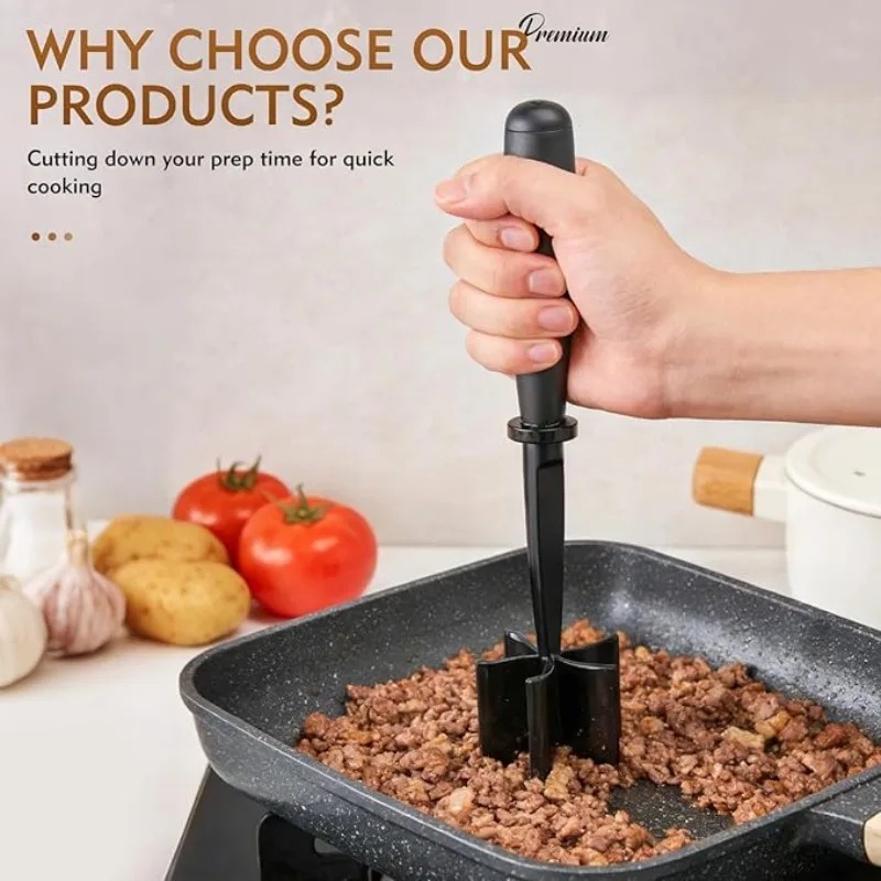 1pc Meat Chopper Handheld Meat - Commercial Kitchen Grinder recension och pris